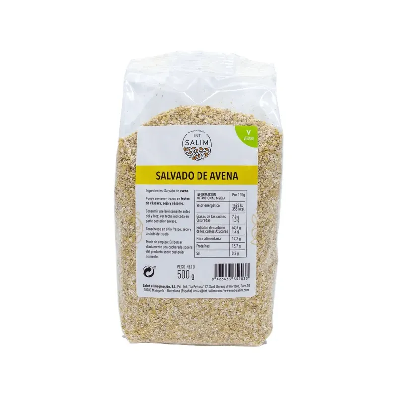 SALVADO INTEGRAL DE AVENA 500 G