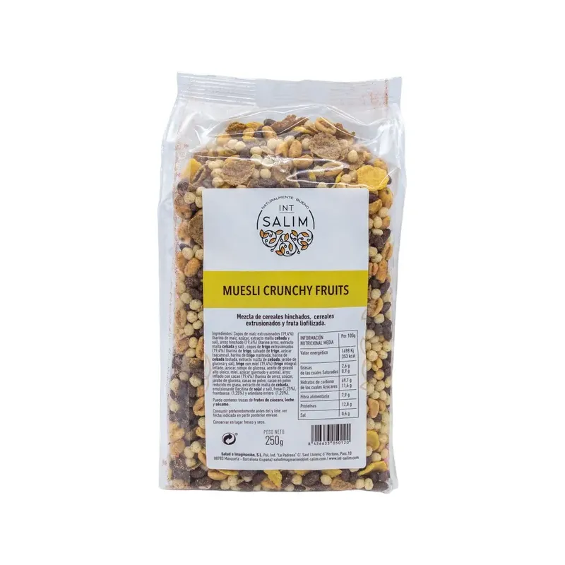 MUESLI CRUNCHY FRUIT 250 G
