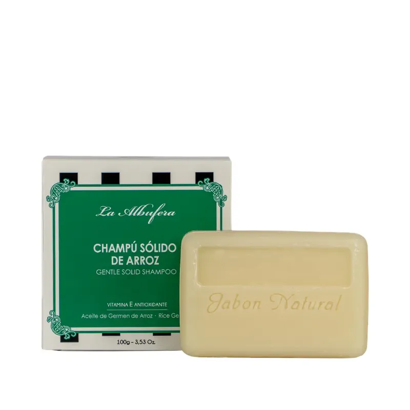 CHAMPU SOLIDO GERMEN ARROZ 100G