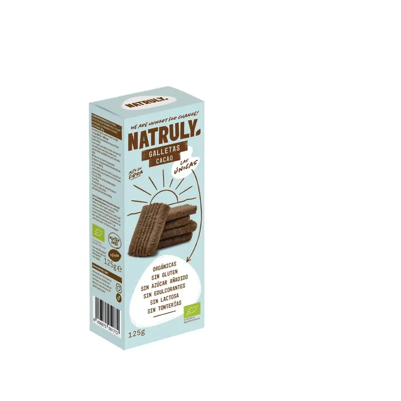 GALLETAS COOKIES SABOR CACAO | BIO 125g