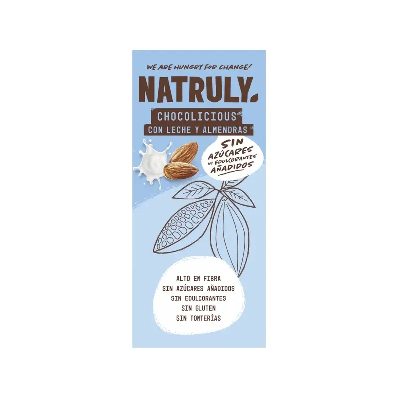 Tableta de Chocolate con leche y al leche con almendra 85g
