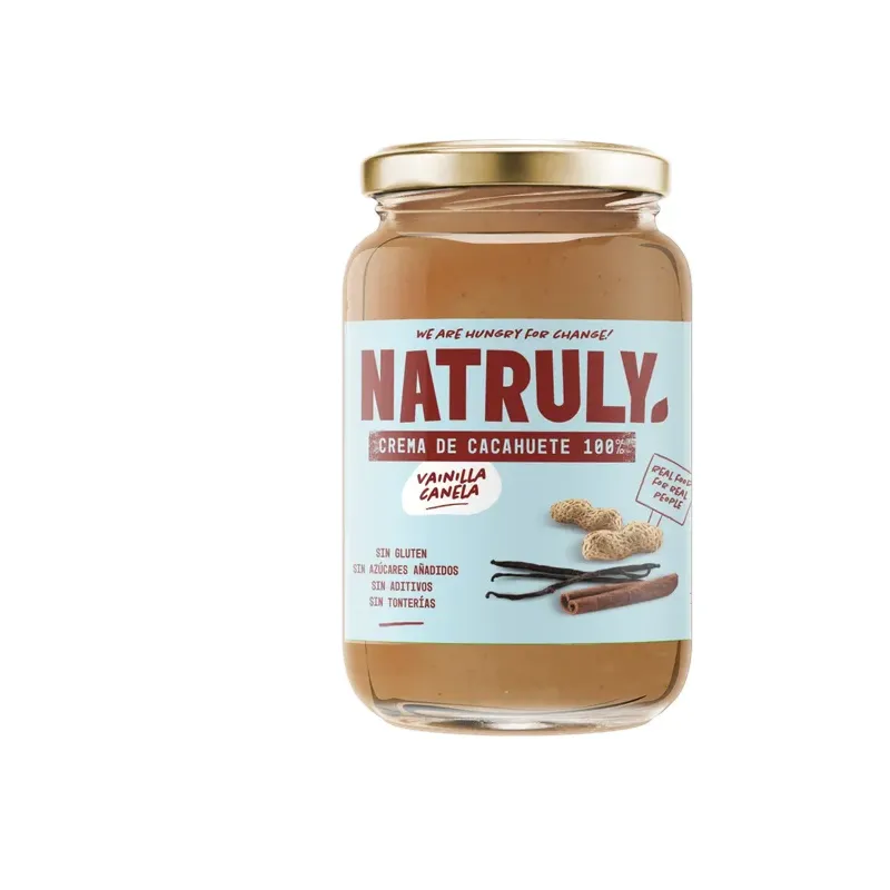 CREMA DE CACAHUETE CANELA Y Vainilla 500g