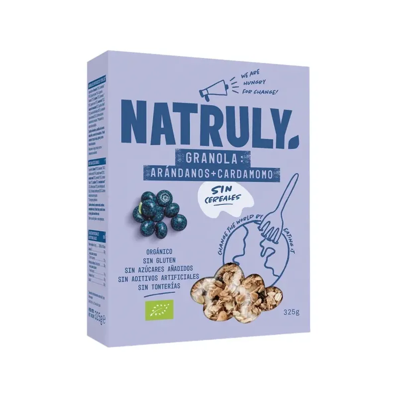 GRANOLA DE ARÁNDANOS Y CARDAMOMO | BIO 325G