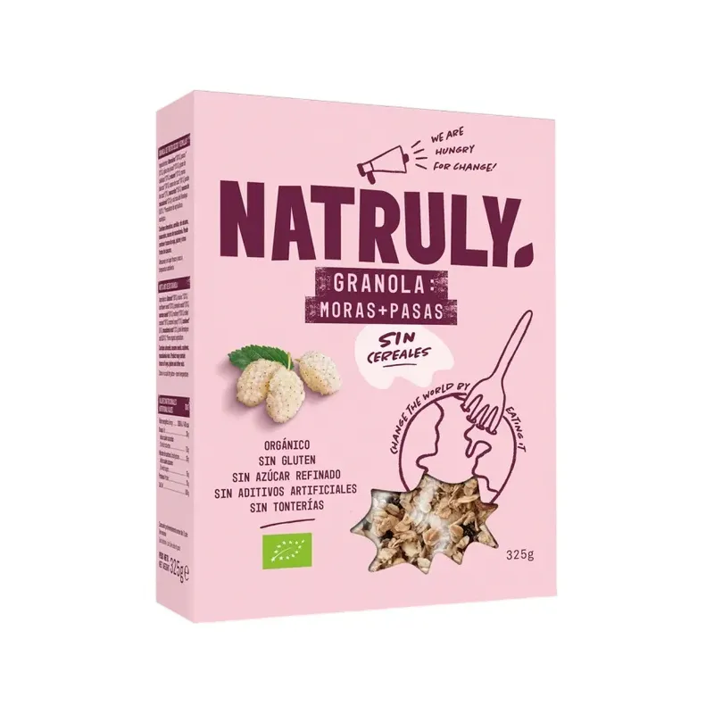 GRANOLA DE MORAS Y PASAS | BIO 325G
