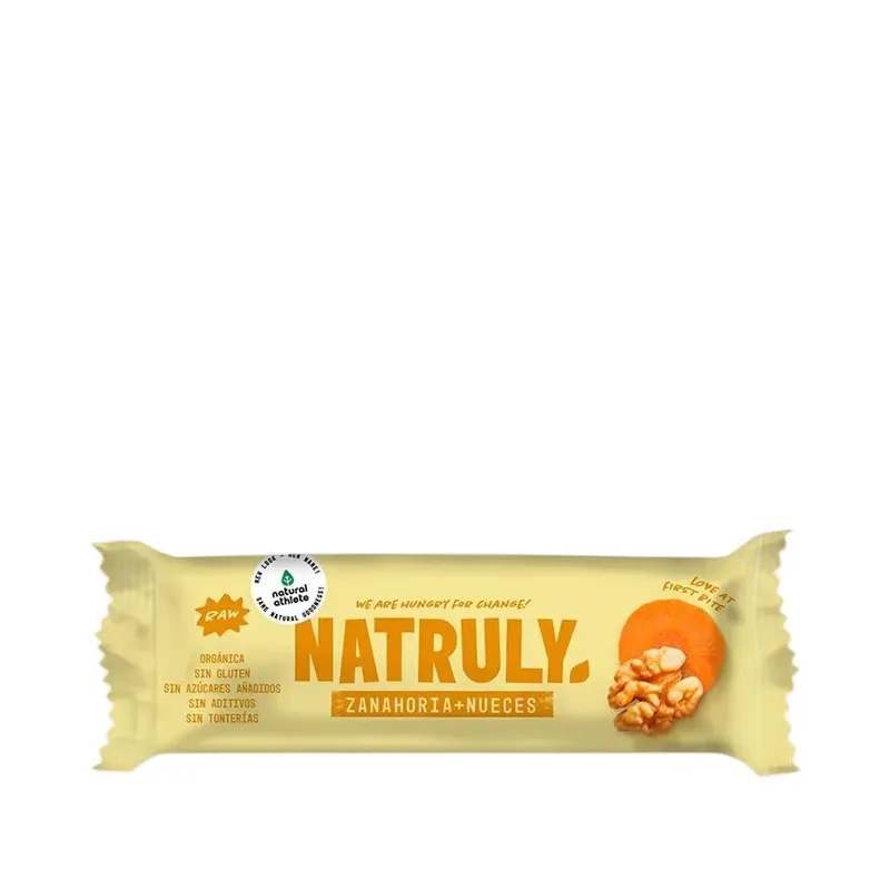 BARRITA RAW DE ZANAHORIA Y NUECES | BIO 40G
