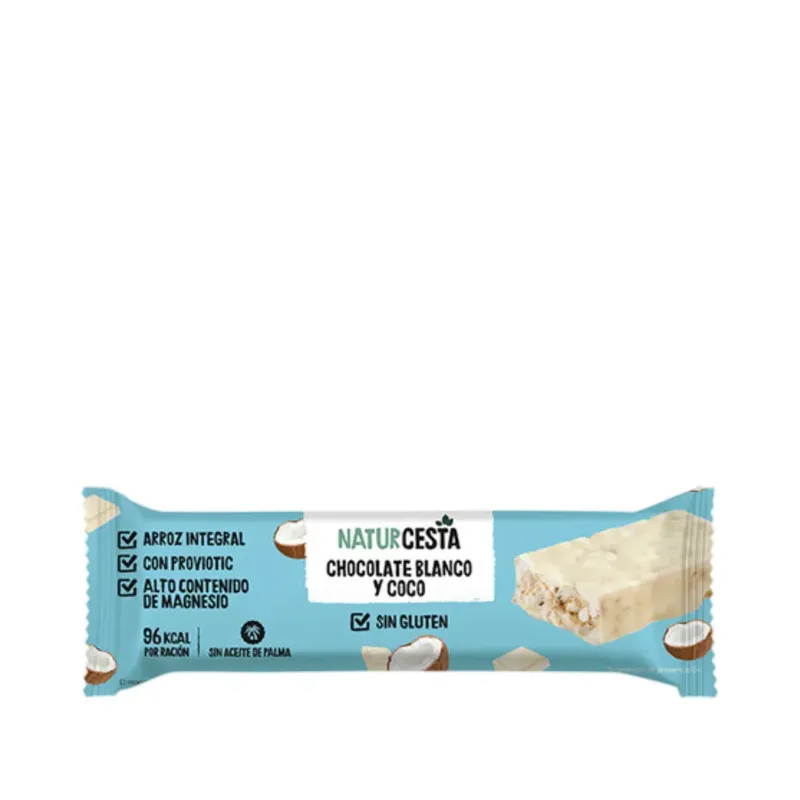 EXPOSITOR DE 20 BARRITAS DE ARROZ CHOCOLATE BLANCO