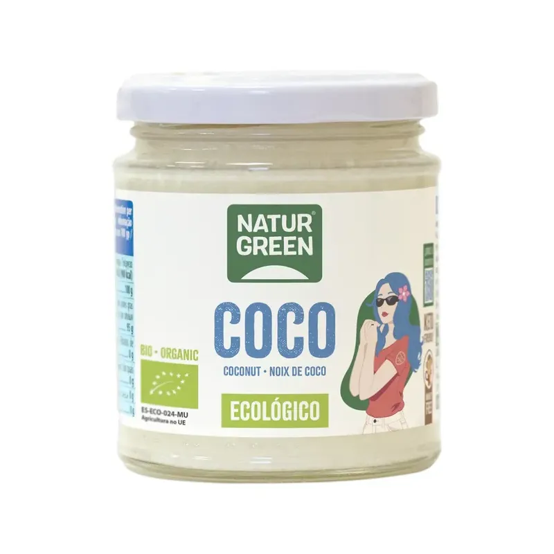 GRASA DE COCO BIO 215 ML / 200 G Tarro 200 g.
