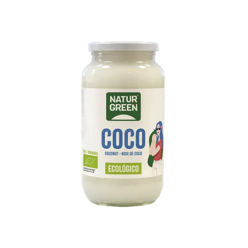 GRASA DE COCO BIO 860 ML / 800 G Tarro 800 g.