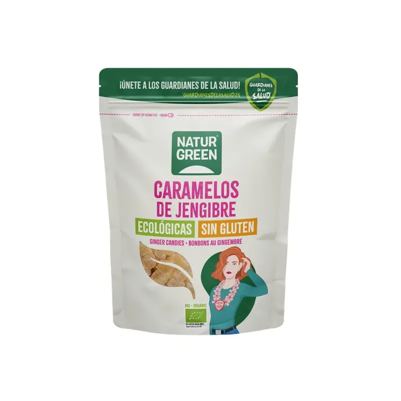 CARAMELOS DE JENGIBRE 125 G Doypack 125 grs