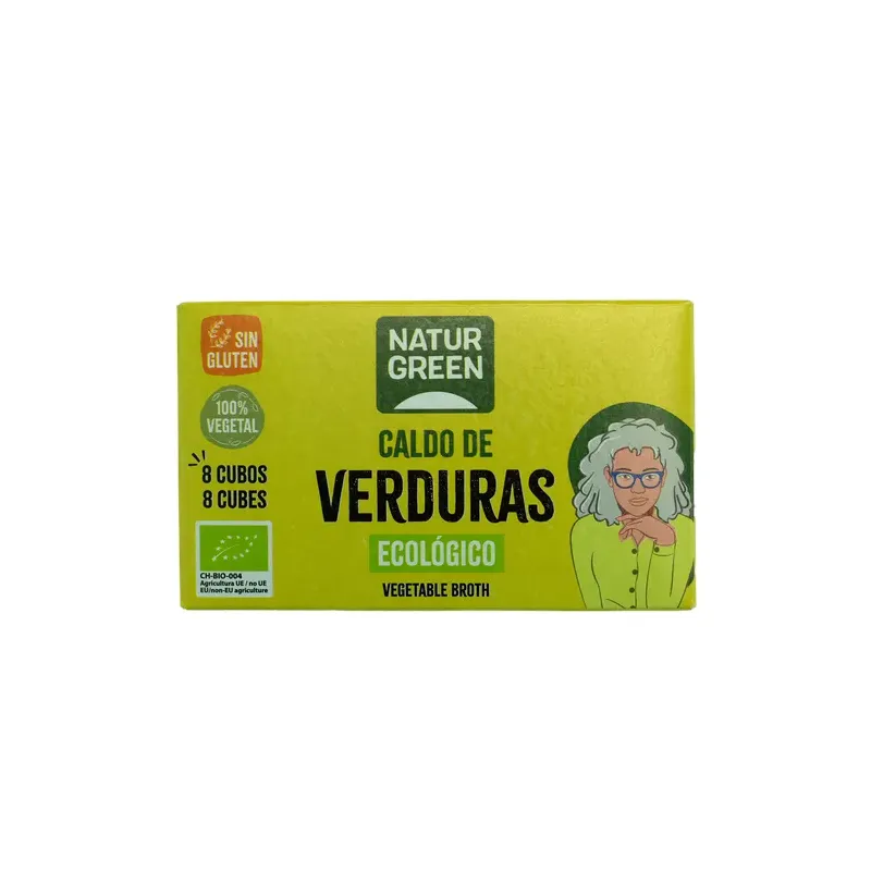 CUBITO DE CALDO DE VERDURAS BIO 8 X 10,5 G Estuche 8 x 10,5 g