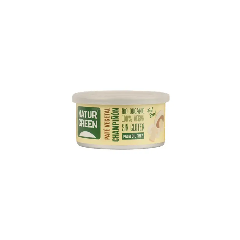 PATÉ CHAMPIÑÓN BIO 125 G Tarrina de 125 g