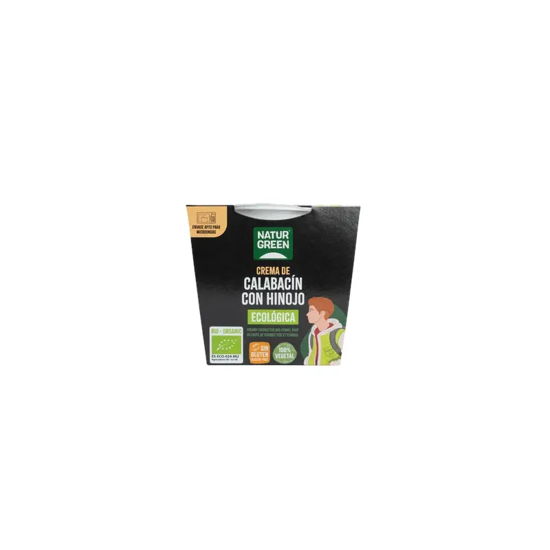 CREMA DE CALABACÍN HINOJO BIO 310 G Tarrina 310 g