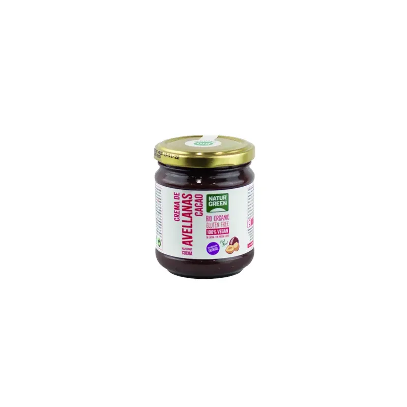CREMA DE AVELLANAS CACAO BAJO EN AZÚCARES bajo azúcares