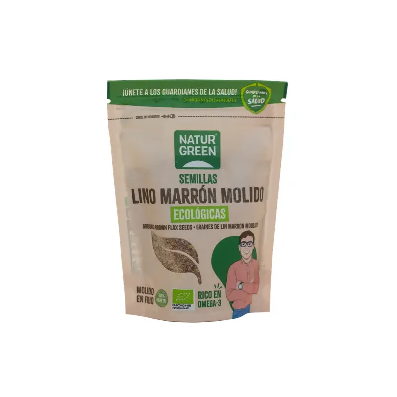 SEMILLAS DE LINO MARRÓN MOLIDO BIO 150 G