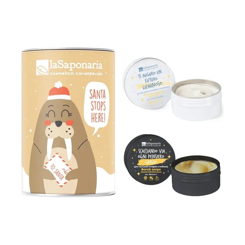 HUCHA MORSA CONTIENE CREMA CORPORAL- LIMA Y JENGIBRE+ EXFOLIANTE CORPORAL- JENGIBRE Y ALBARICOQUE OFERTA LOTE CADUCIDAD 31/03/27