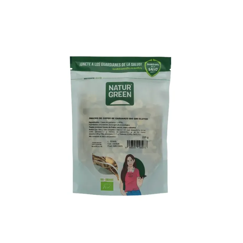 APERITIVOS DE COPOS DE GARBANZO BIO 225 G