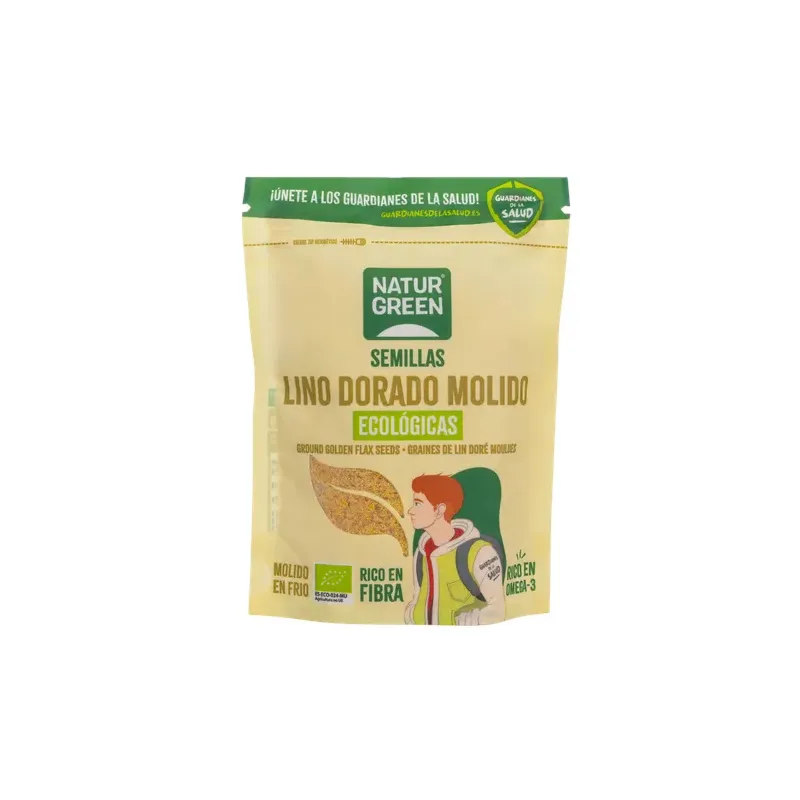 SEMILLAS DE LINO DORADO MOLIDO BIO 150 G