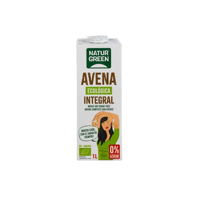 CAJA 6 UDS BEBIDA DE AVENA INTEGRAL 0% AZÚCARES BI