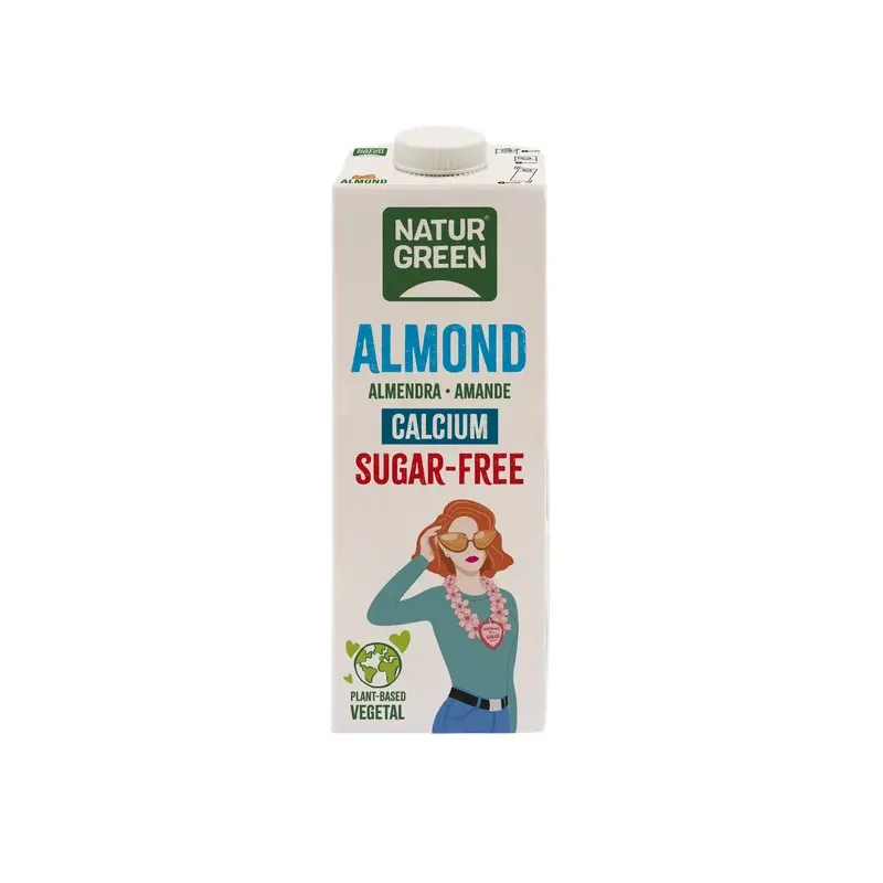 CAJA 6 UDS ALMENDRA SIN AZÚCAR CALCIO 1 L
