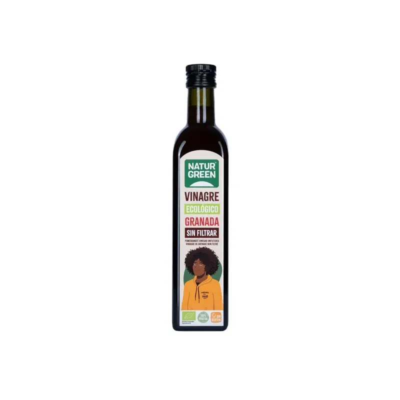 VINAGRE DE GRANADA SIN FILTRAR BIO 500 ML