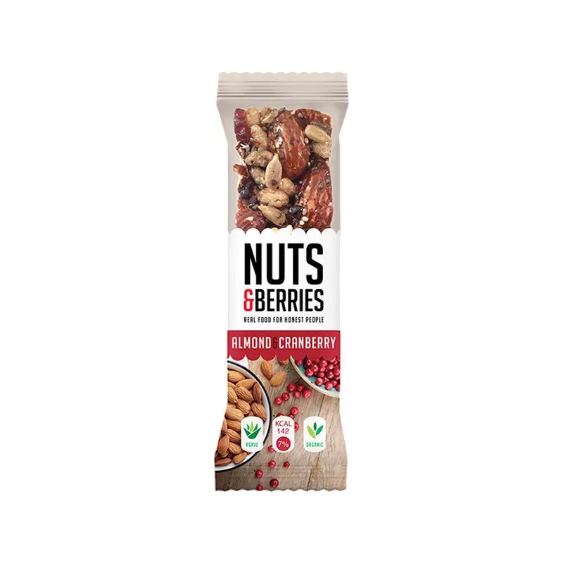 CAJA DE 15 UDS BARRITA ALMENDRAS ARANDANO 30G