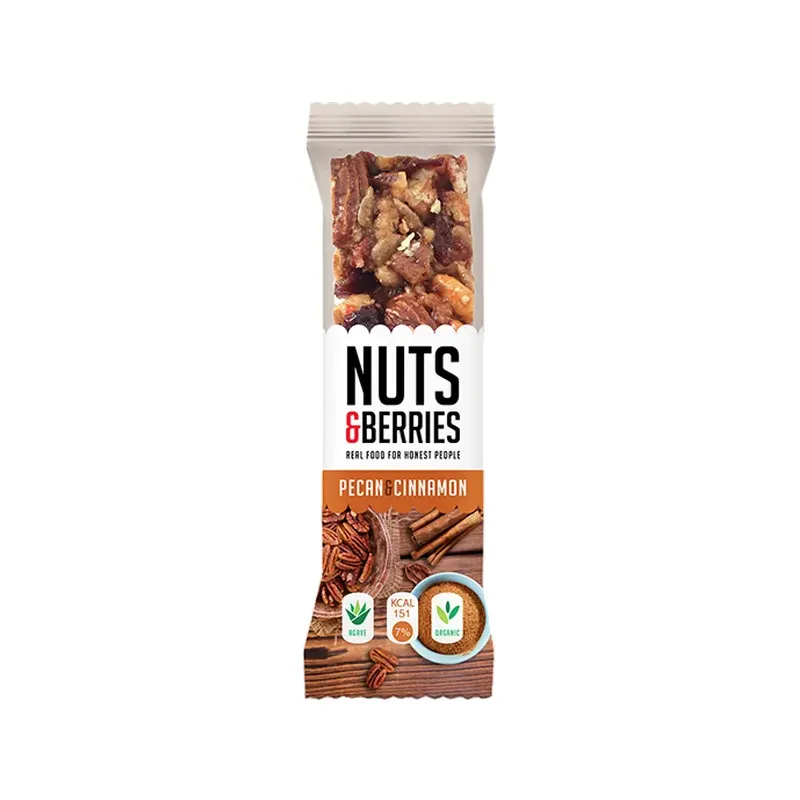 CAJA DE 15 UDS BARRITA NUECES CANELA 30G