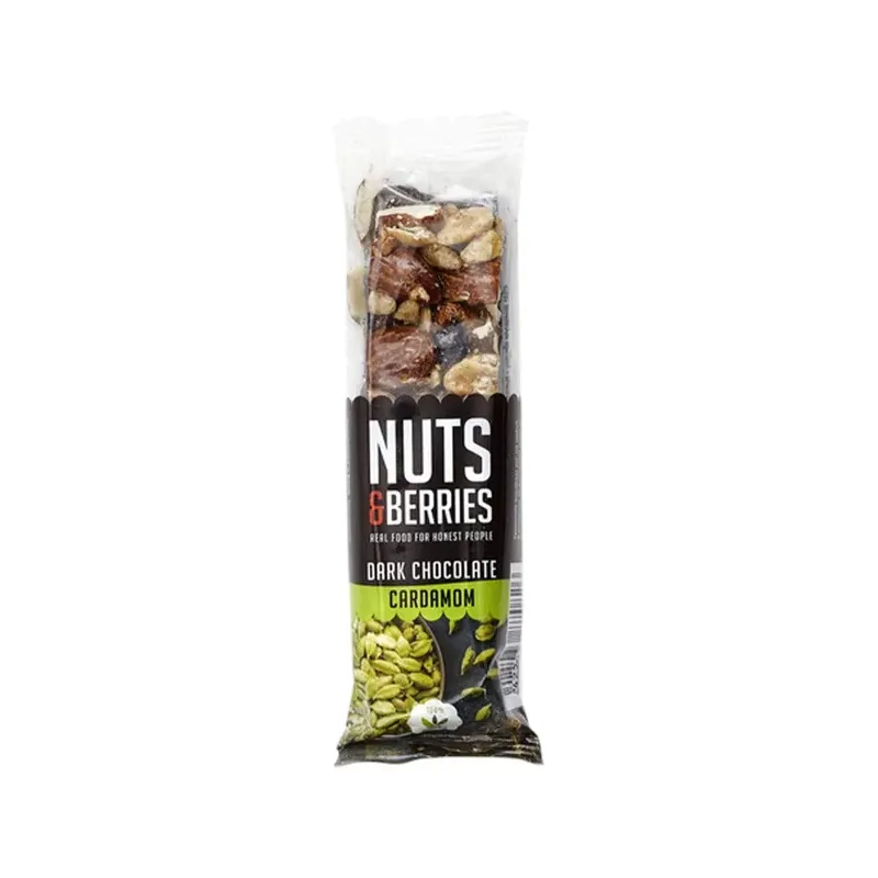 CAJA DE 15 UDS BARRITA CHOCOLATE NEGRO-CARDAMOMO 4