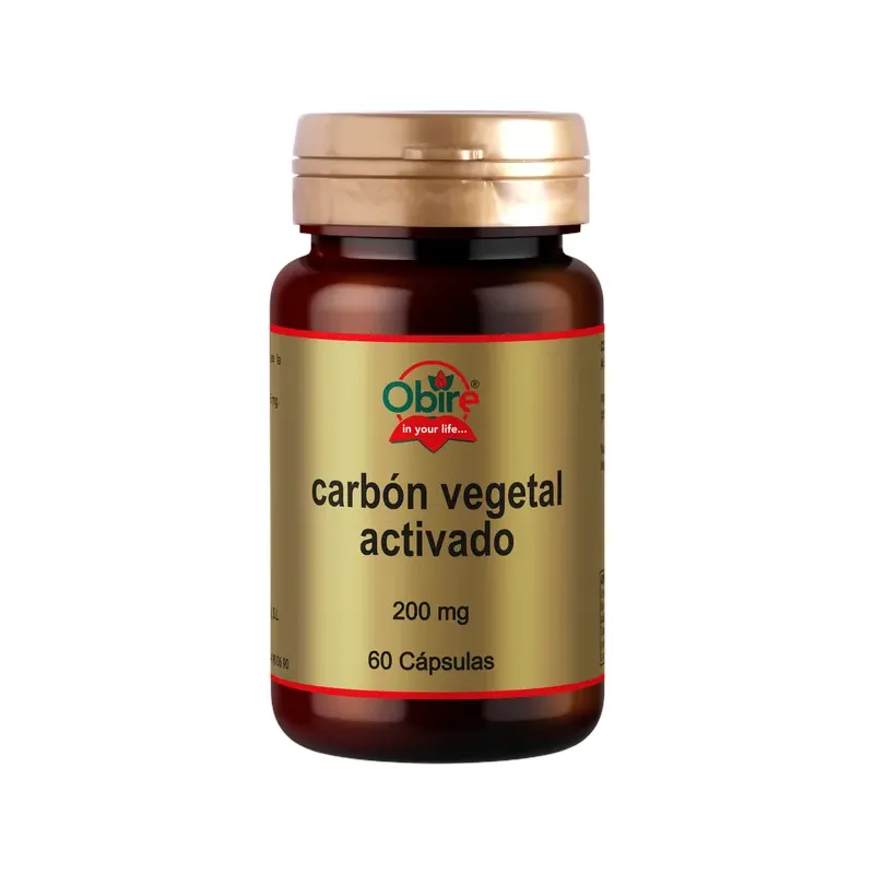 CARBON VEGETAL ACTIVADO 200 MG. 60 CAPSULAS