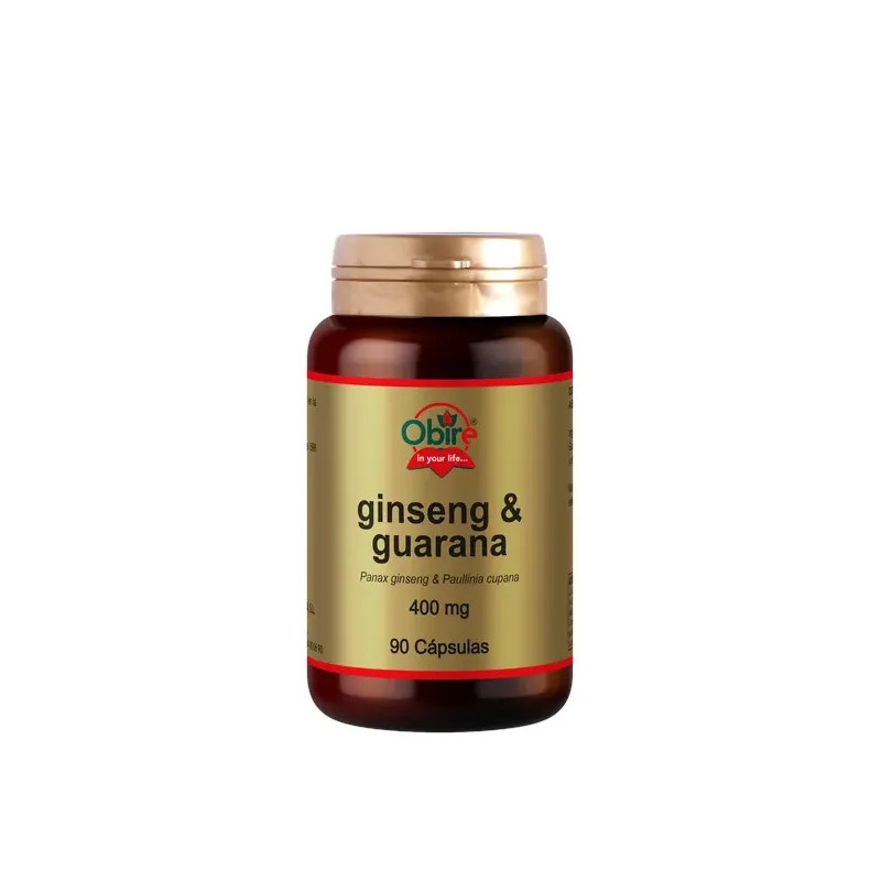 GINSENG & GUARANA 400 MG. 90 CAPSULAS