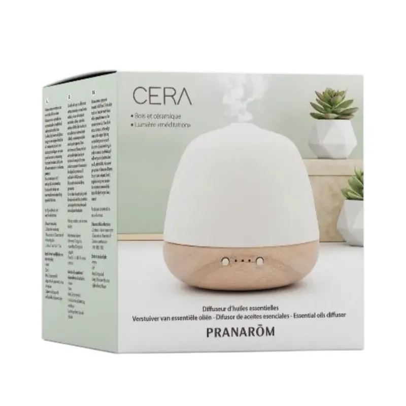 DIFUSOR CERA MADERA DE CAUCHO Y CERAMICA