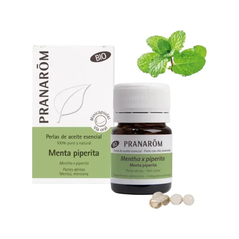 MENTA PIPERITA 60 MINI PERLAS BIO