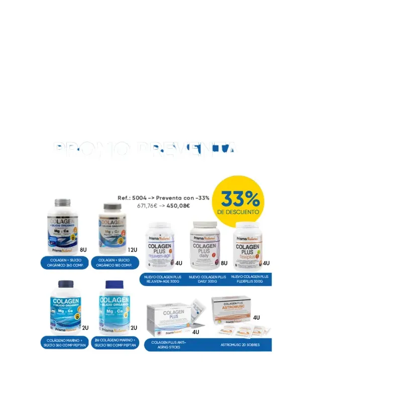 PREVENTA GAMA COLÁGENOS DE PRISMA NATURAL