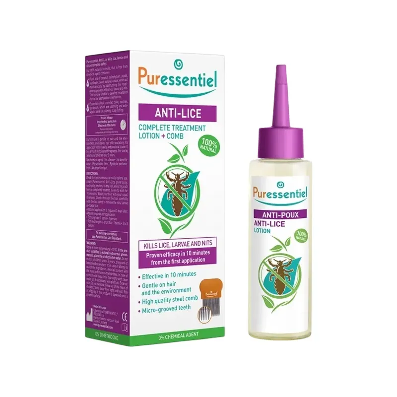 LOCION TRAT. ANTIPIOJOS + PEINE - 100ML