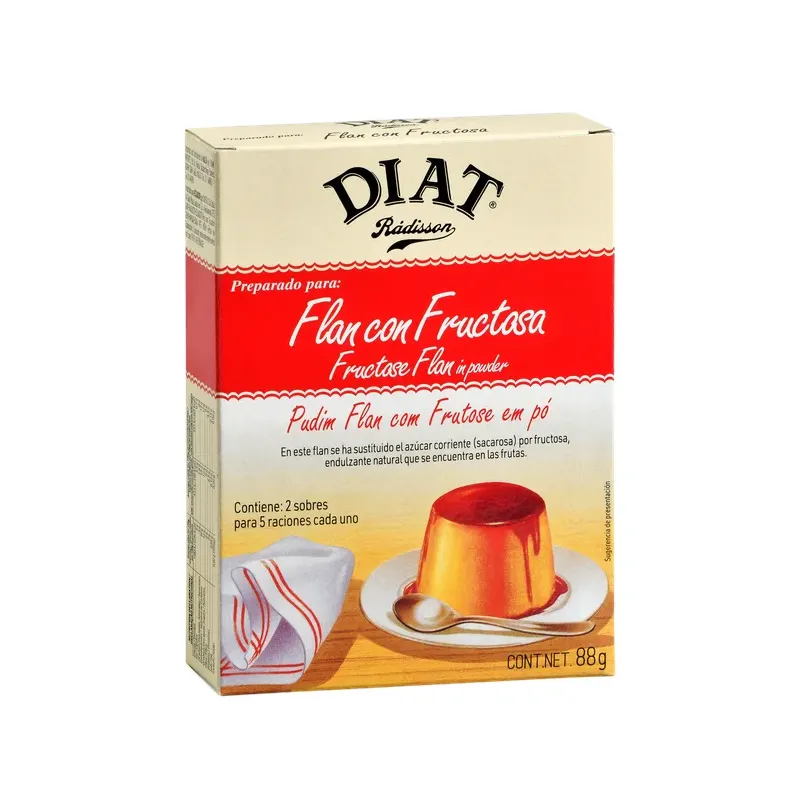 DIAT FLAN FRUCTOSA 88 GR.