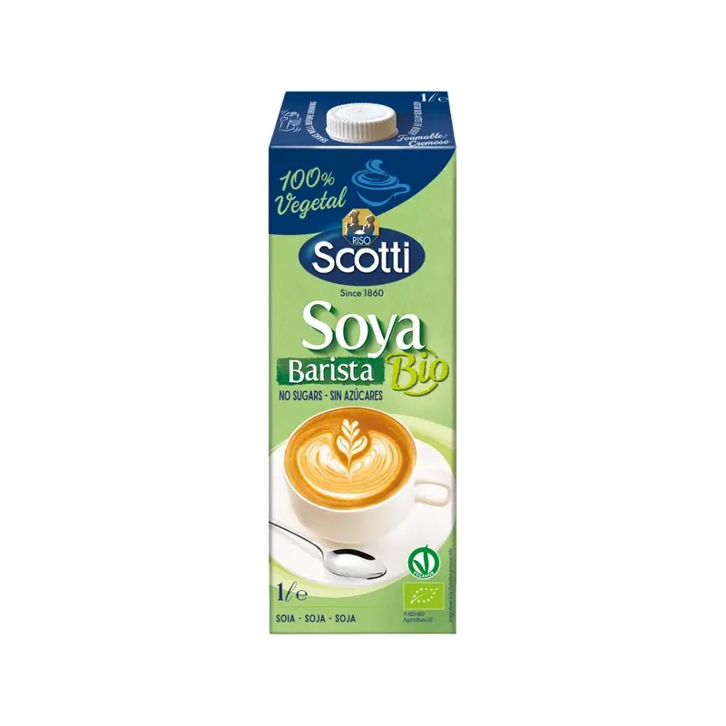 CAJA 10 UDS BEBIDA SOJA BARISTA BIO el litro te saldría a 1.47€