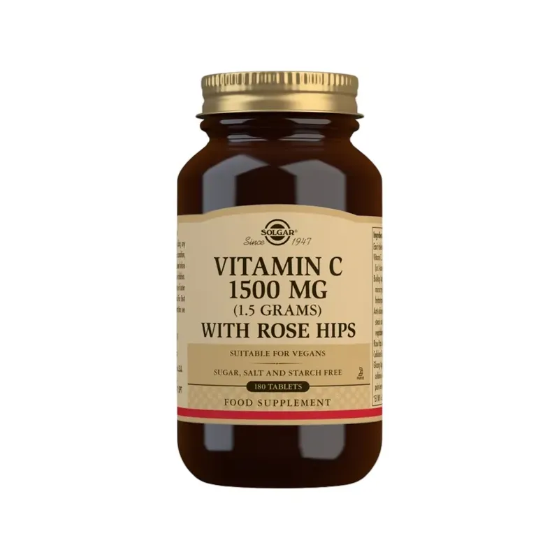 ROSE HIPS C 1500 MG. 180COMP Vitamina C