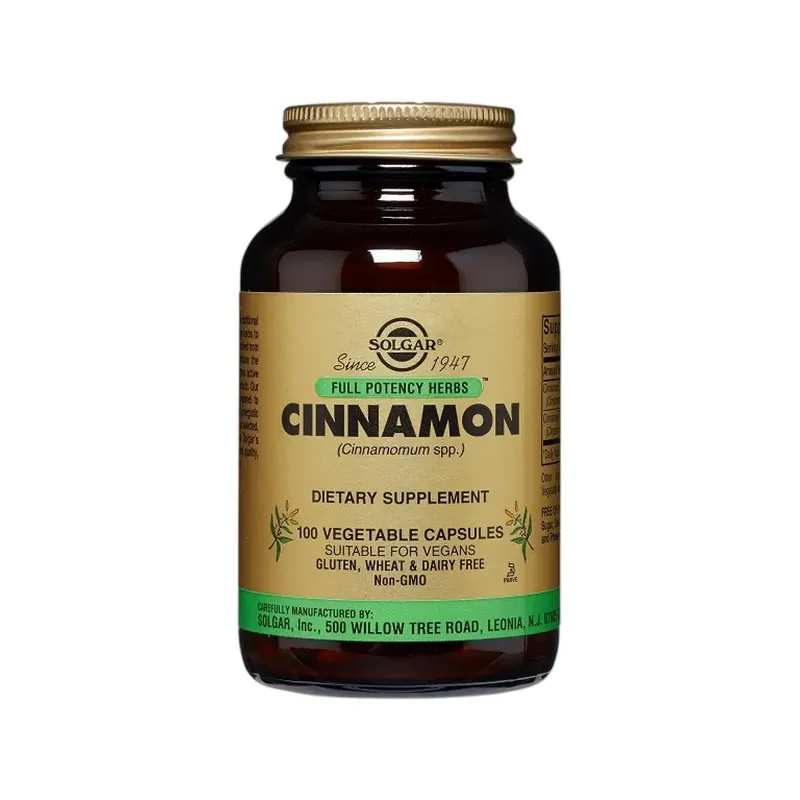 CANELA CHINA (CINNAMOMUM CASSIA). 100 CAP/VEG  0877