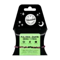 PULSERA AGATA NEGRA TEÑIDA ROSA 4MM