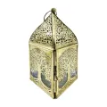 LAMPARA METALICO METAL Y ARBOL 8.5 X 17 CM