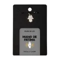 TRI.MEDALLA PLATA MANO FATIMA PLANA 1.4 1.4 CM.