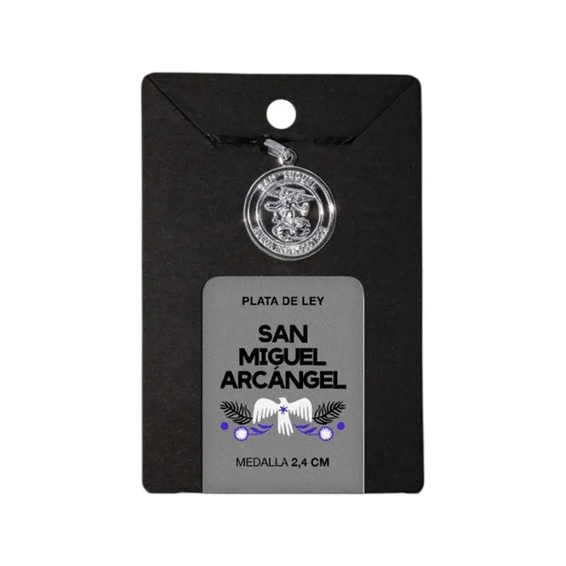 TRI.MEDALLA SAN MIGUEL PLATA 2.4 CM.