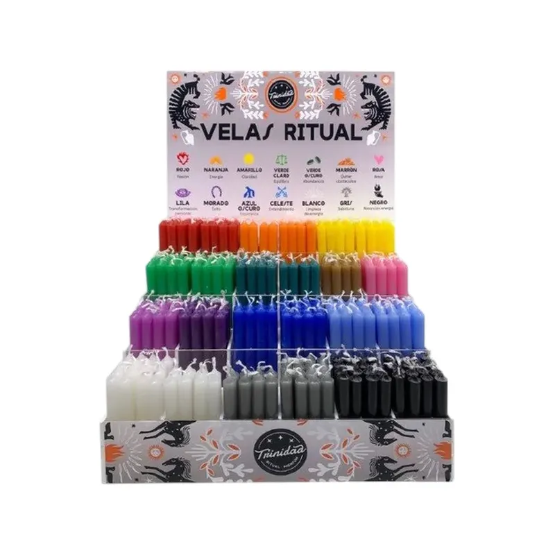 EXPOSITOR VELAS BUJÍA MINI ,2CAJAS
