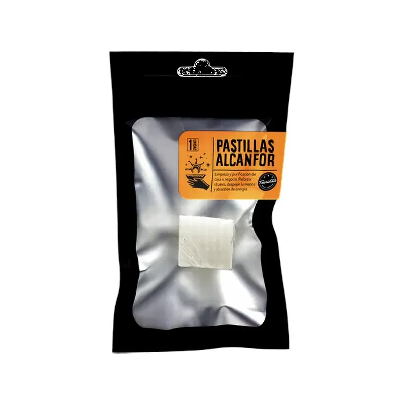 ALCANFOR 4 PASTILLAS FINAS 50 GR
