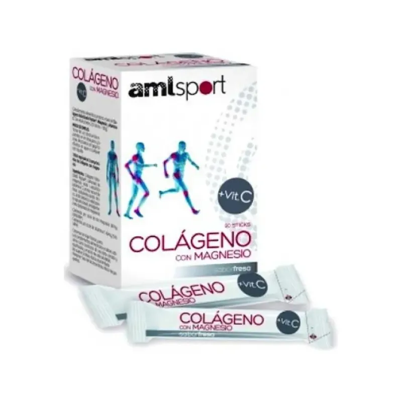 COLAGENO CON MAGNESIO + VIT.C SABOR SPORT fresa