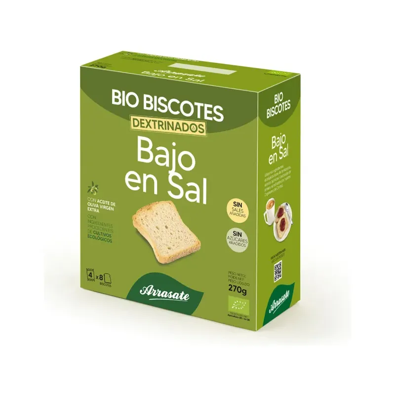 BIO BISCOTE BAJO SAL 270G