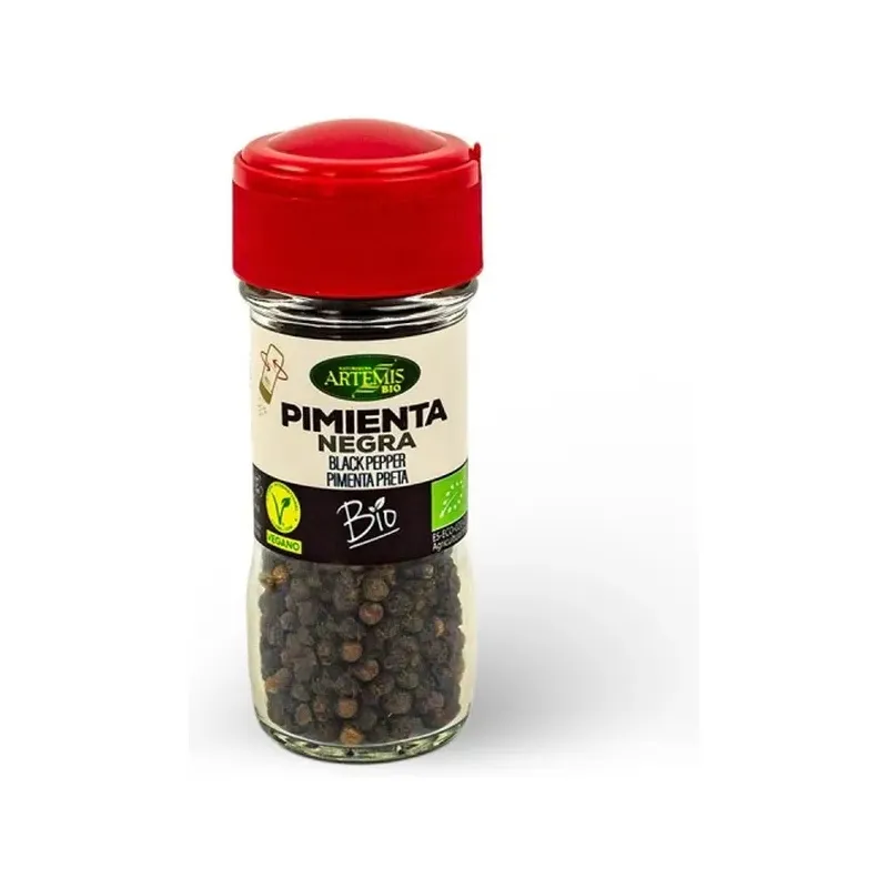 PIMIENTA NEGRA MOLINILLO 40GRS. BOT Especias y Condimentos Ecológicos ArtemísBio