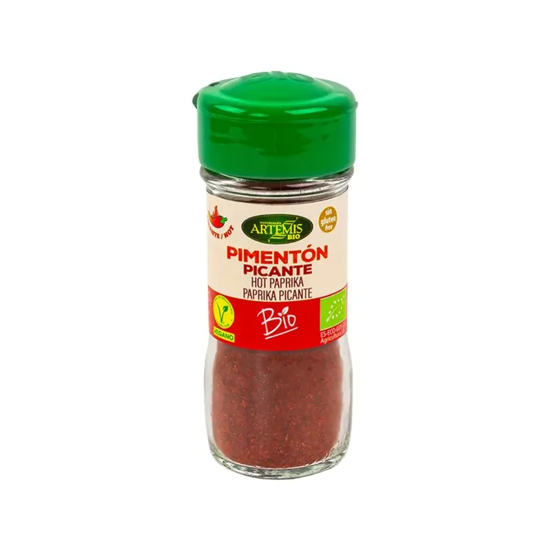 PIMENTÓN PICANTE 40GRS. Especias y Condimentos Ecológicos ArtemísBio