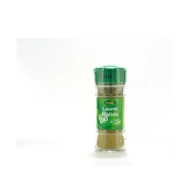 LAUREL MOLIDO BOTE 28GRS. Especias y Condimentos Ecológicos ArtemísBio
