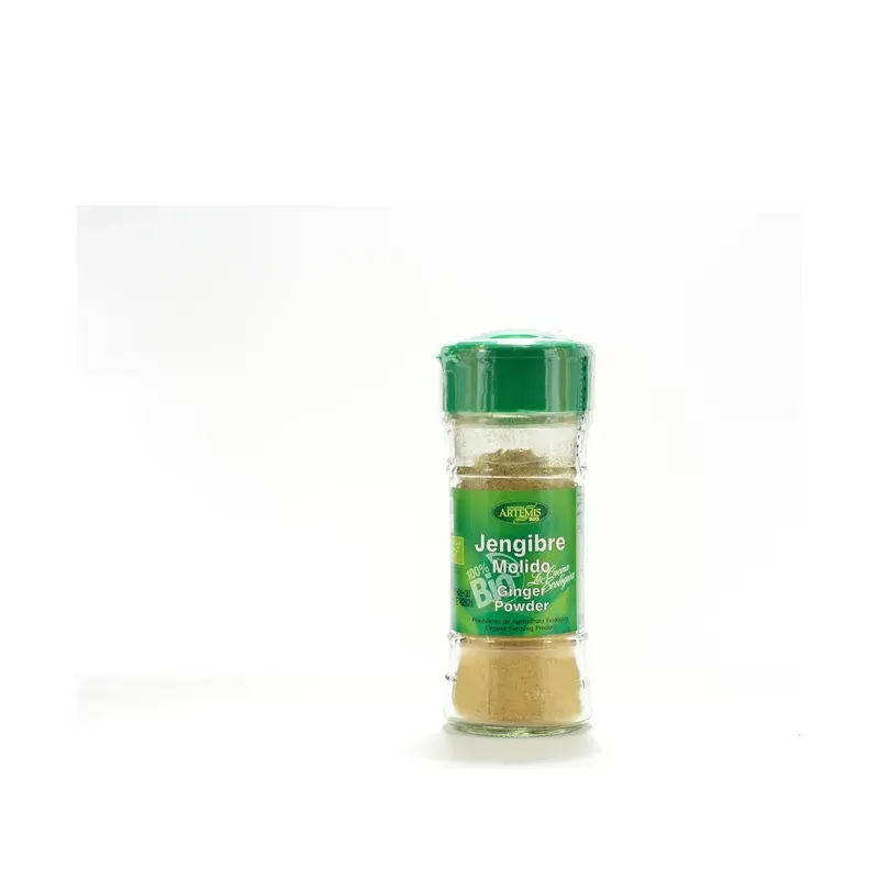 JENGIBRE MOLIDO 25G. BOTE Especias y Condimentos Ecológicos ArtemísBio