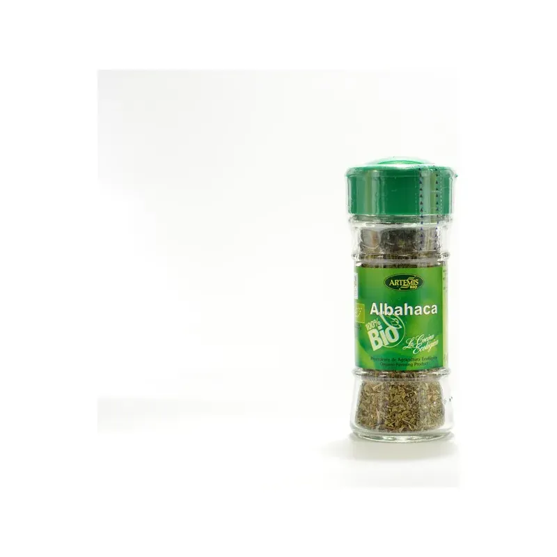 ALBAHACA 12 GRS. BOTE Especias y Condimentos Ecológicos ArtemísBio